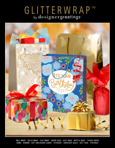 Designer Greetings Glitterwrap 2023