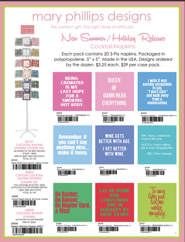 Mary Phillips Designs Mary Phillips New Summer/Holiday