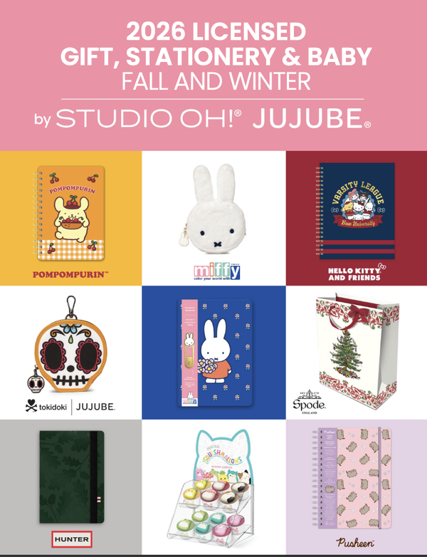 2026 Fall Winter Licensed Gift, Stationery and Baby