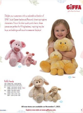 Giffa Giffa 2026 Easter Plush
