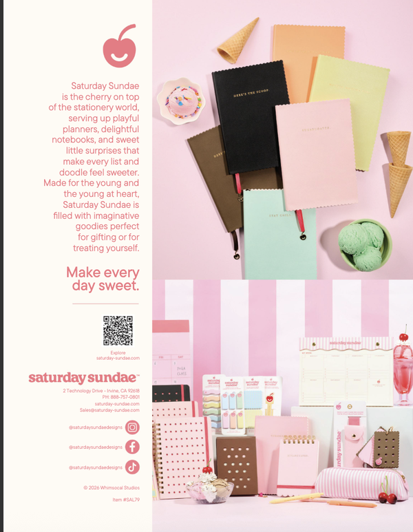 STUDIO OH! SS26 Saturday Sundae