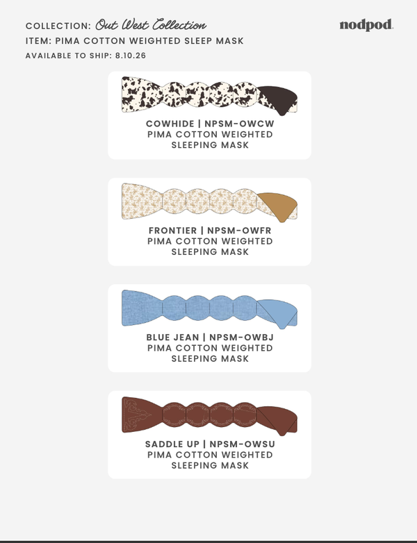 Fall Winter Line Sheet