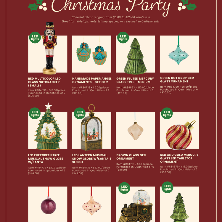 Sell Sheet - Christmas Party