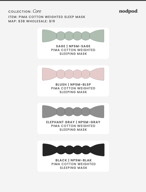 Fall Winter Line Sheet