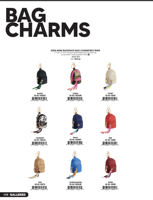 Shiraleah SS26 Bag Charms