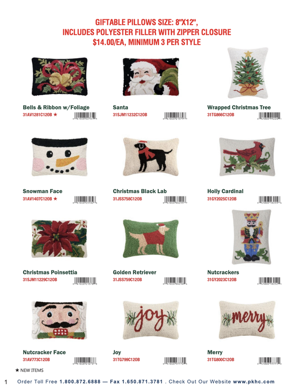 2026 Holiday Giftable Pillow