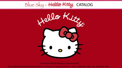 Blue Sky Hello Kitty 2024